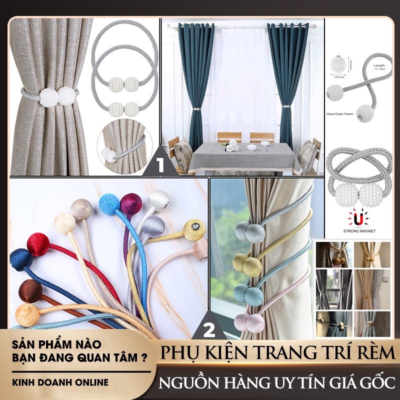 Dây buộc rèm cửa thiết kế sang trọng,tinh tế - Phụ kiên trang trí,giữ rèm cửa [Bán Buôn]