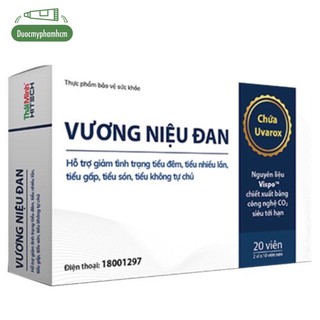 Vương Niệu Đan[ Có tem cào], giúp cải thiện tình trạng tiểu đêm, tiểu nhiều lần- Hộp 20-80 viên