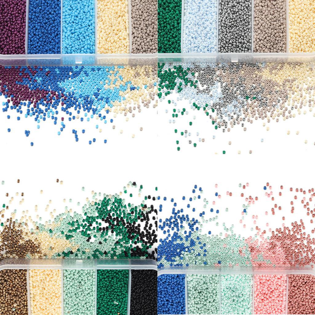 Set 9000 Hạt 2mm Làm Đồ Trang Sức Thủ Công