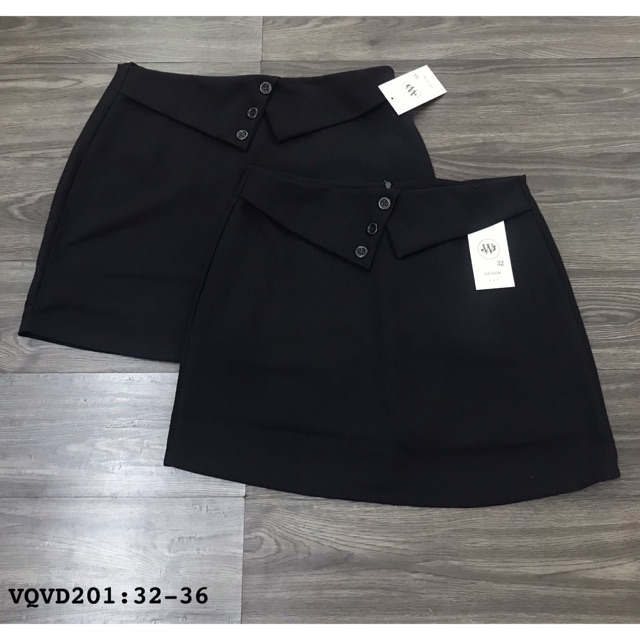 Bigsize Quần váy 3 nút VQVD201(32-36)