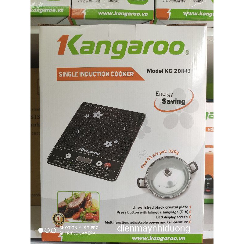Bếp Từ Kangaroo KG20IH1 và KG20IH6 và KG365i - Tặng Kèm Nồi Lẩu - Bảo Hành 12 Tháng