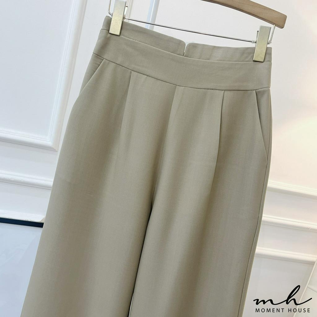 QUẦN LƯNG NỐI - Quần thiết kế khóa kéo hông, chất liệu cotton tây mềm, có size SML