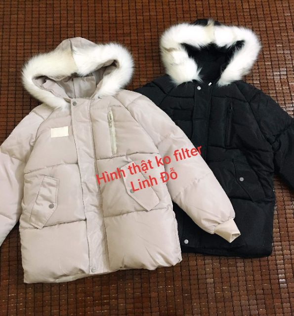 (Có sẵn SLL) -VIDEO - HÌNH THẬT KHÁCH MẶC - ÁO PHAO BÉO ĐẠI HÀN MŨ LÔNG DÀY DẶN CHẤT ĐẸP LÔNG MỊN - FORM RỘNG S ĐẾN XL | BigBuy360 - bigbuy360.vn