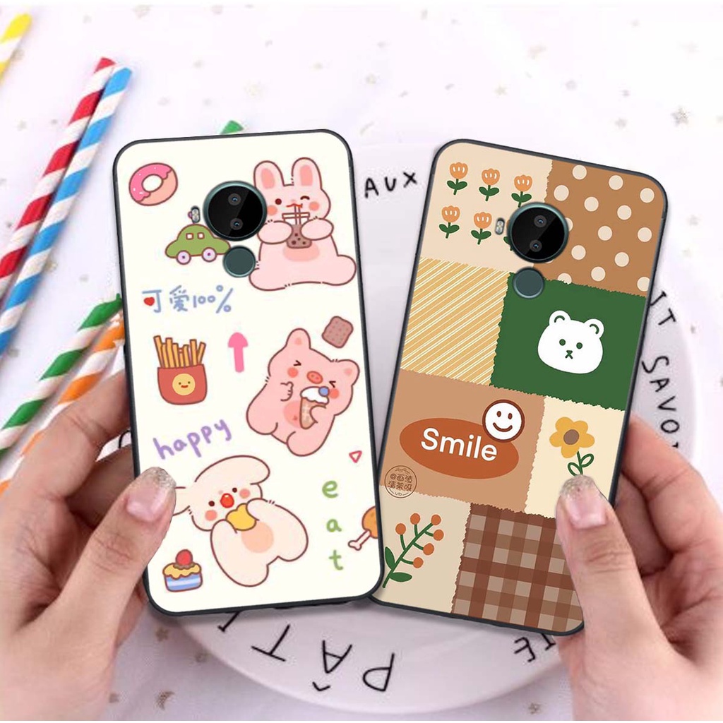 Ốp lưng điện thoại Nokia C10 / C20 / C30 / C10 In hình mặt cười, cute, dễ thương