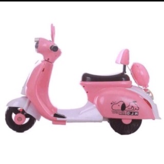 Xe máy điện vespa cổ điển cho bé 2-6 tuổi