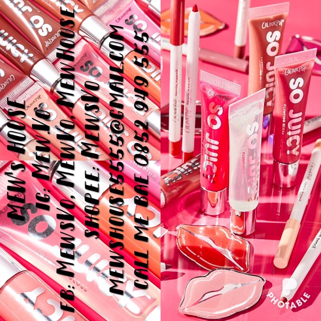 COLOURPOP Son bóng làm căng mọng môi  So Juicy Plumping Gloss