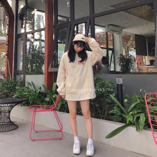 Áo nỉ tay bo wendy