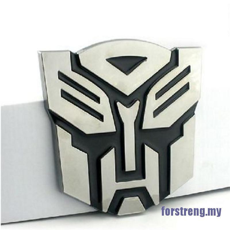 Miếng Dán Trang Trí Xe Hơi Hình Transformers 3d Độc Đáo