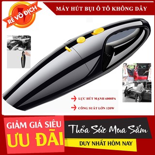 Máy hút bụi ô tô không dây, Máy hút bụi xe hơi, Máy hút bụi ô tô, Công suất cực lớn, hút sạch mọi ngóc ngách!