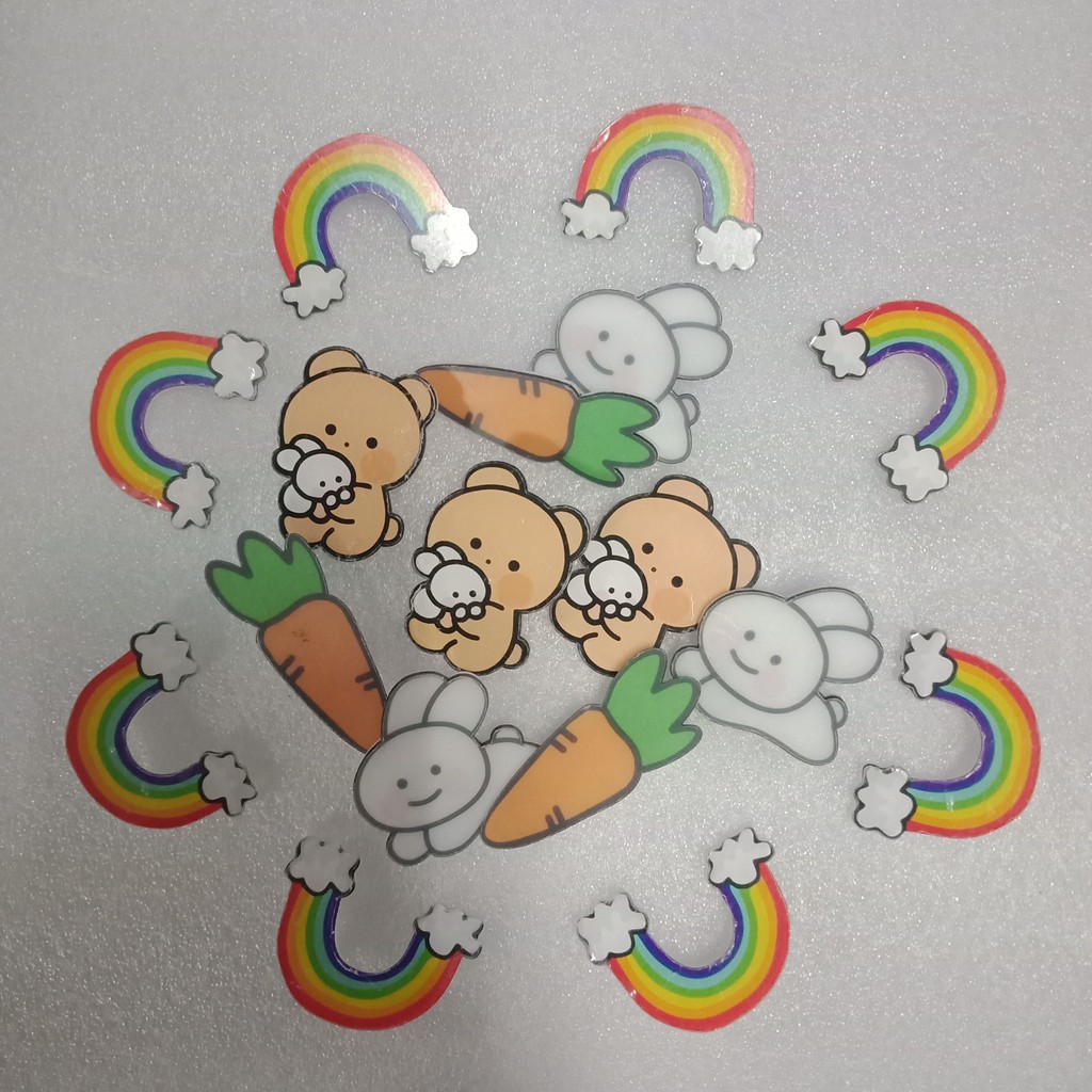 Huy hiệu Cài áo ,Sticker cài balo xinh nhiều hình siêu dễ thương