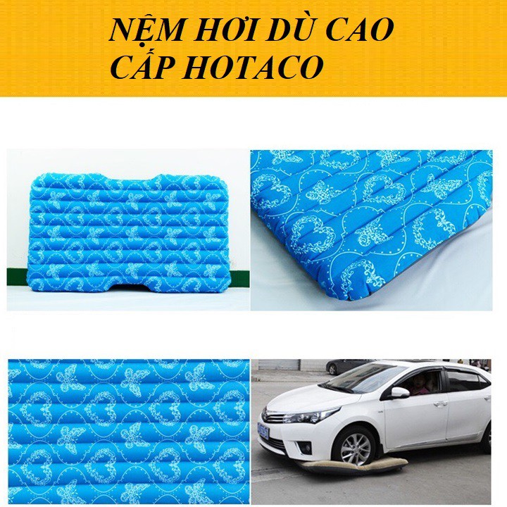 {Cao cấp} Nệm hơi giường hơi, đệm hơi VẢI DÙ hoa văn cao cấp, chân đế rời có thể liền với nệm