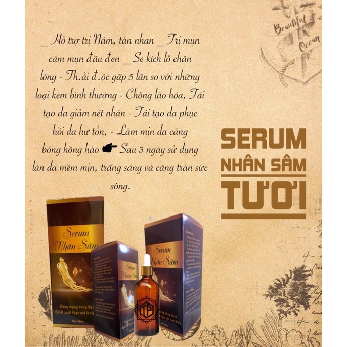 serum đông y căng mọng handmade