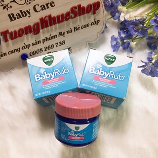 Dầu bôi ấm ngực giảm ho cho bé Vicks Baby Rub
