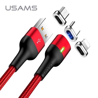 Usams Dây Cáp Sạc Nhanh 1m Type-C / IP / Micro Usb Cho Điện Thoại Android