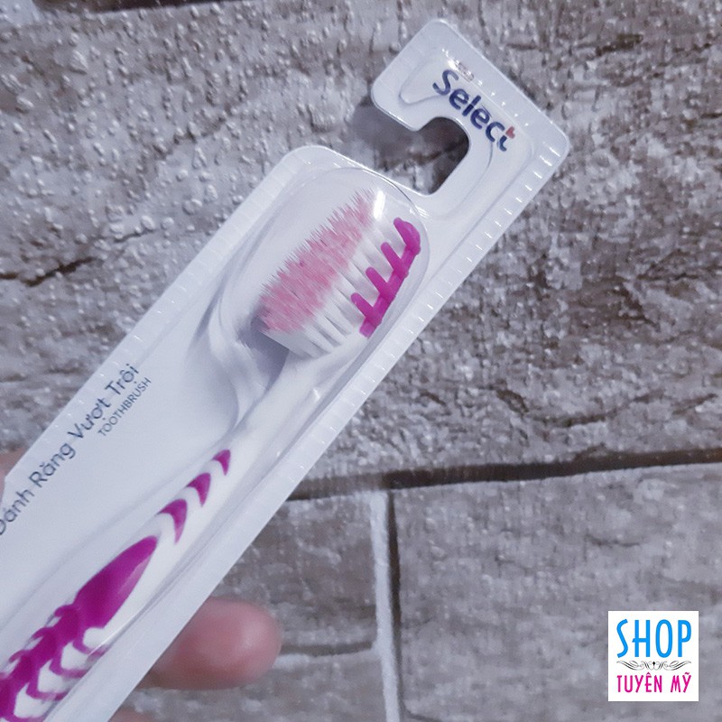 Bàn chải đánh răng người lớn 190mm - bản to, lông mềm - hàng siêu thị Coopmart