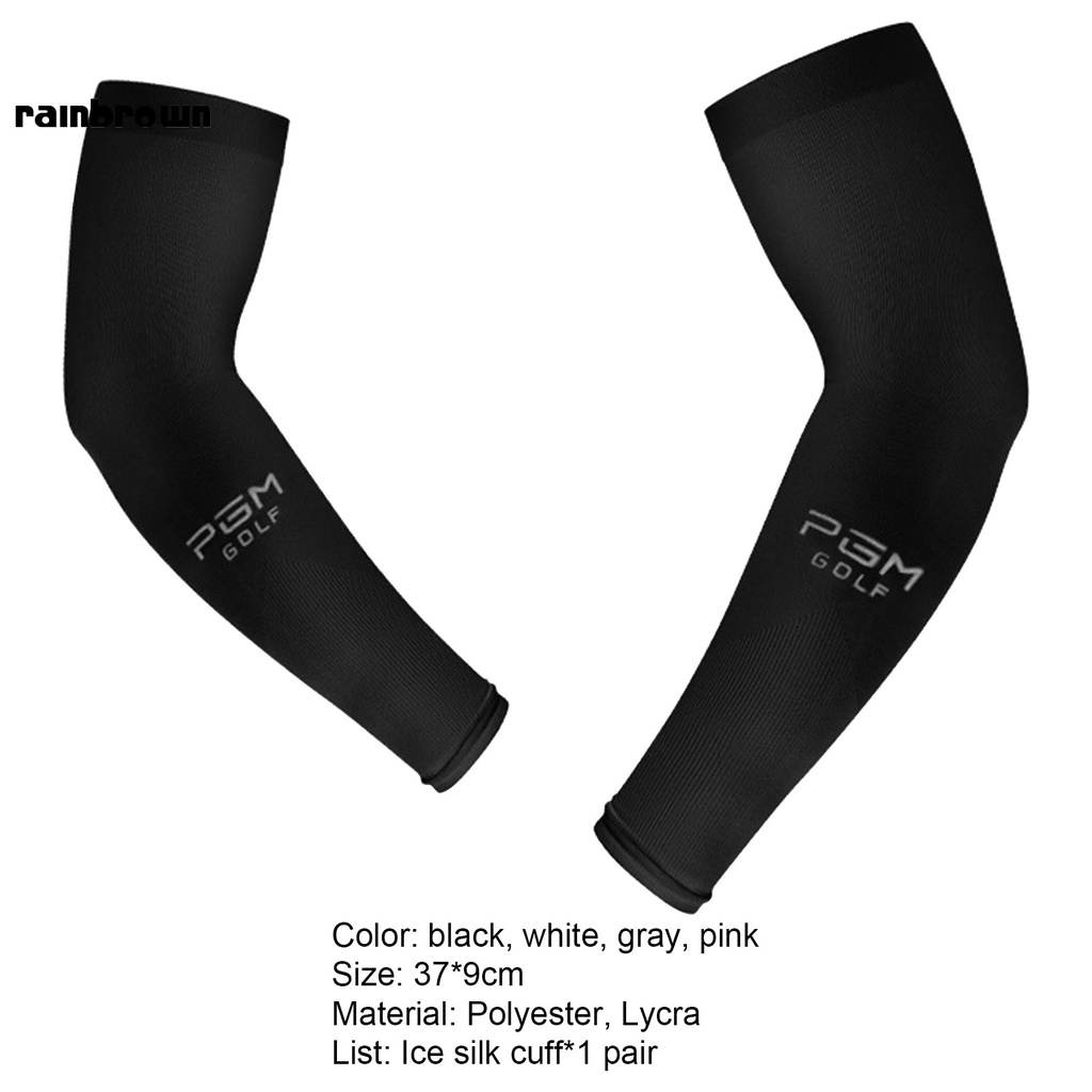 Găng cánh tay chơi golf bằng lụa lạnh đa năng