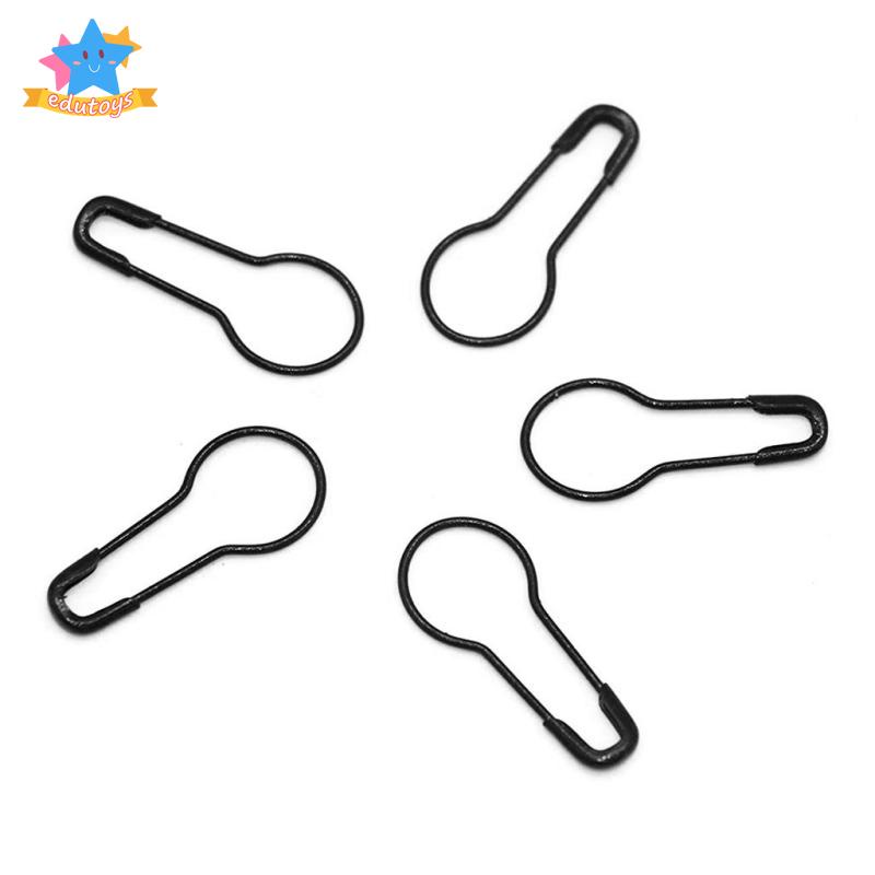 Set 1000 Ghim Cài An Toàn Bằng Kim Loại Dài 22mm Màu Đen