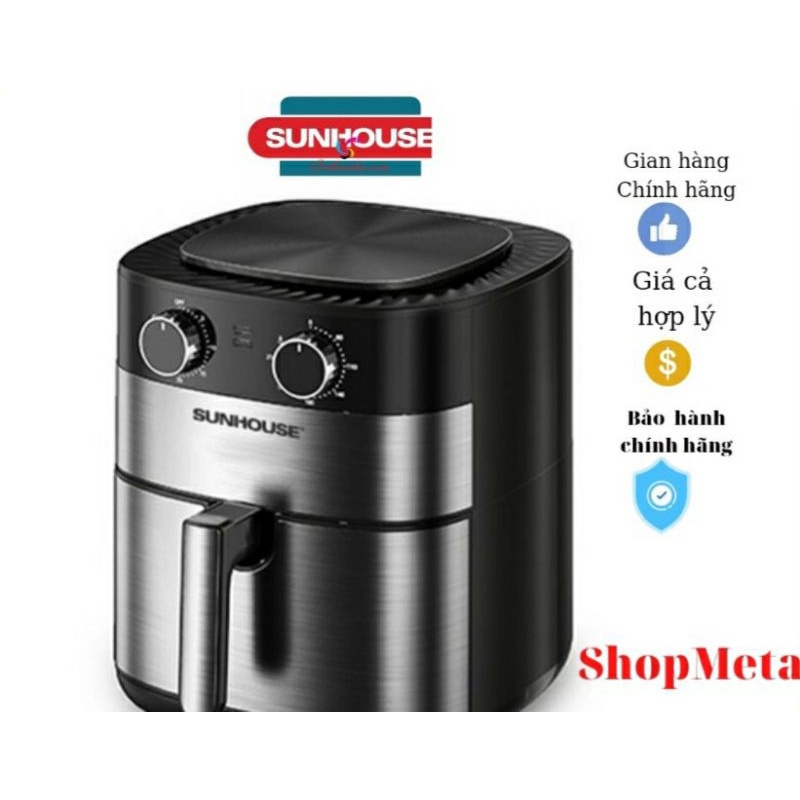 Nồi chiên không Dầu sunhouse sh 4026 6 lít