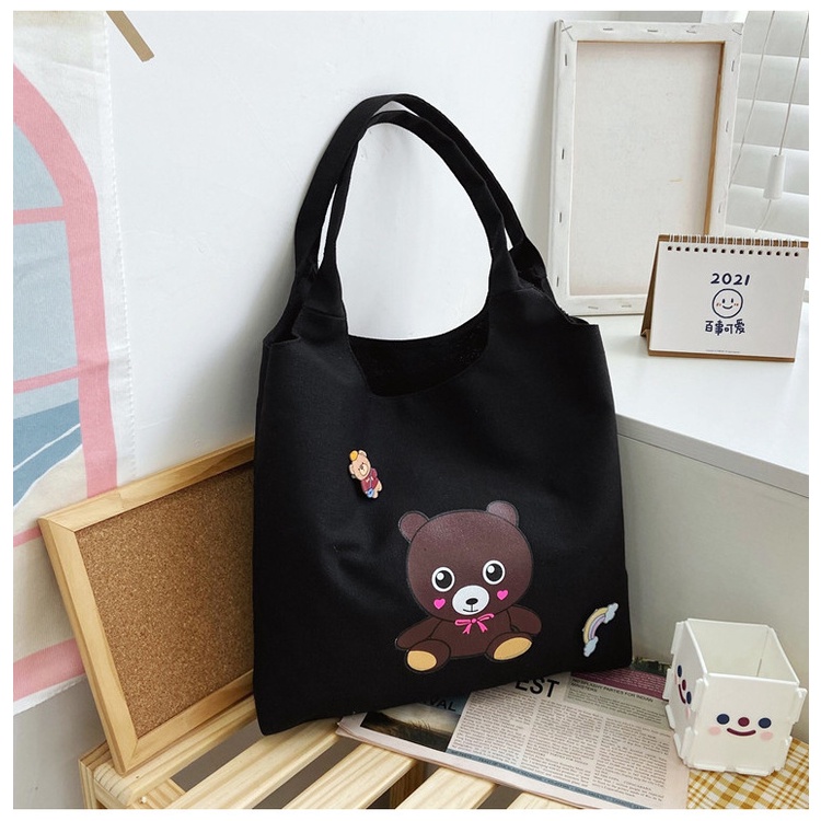 Túi Xách Canvas Sức Chứa Lớn Mẫu Mới Thời Trang Cho Nữ