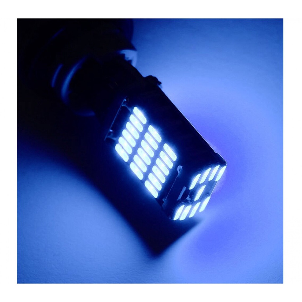 Set 2 Bóng Đèn Led Tín Hiệu W16w 12V T15 45SMD 6500K Siêu Sáng Cho Xe Hơi/Xe Máy