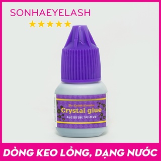 Chuyển phát nhanh Keo nối mi crystal glue, keo nối mi crystal tím ít cay, khô 2s-3s dành cho thợ nối mi chuyên nghiệp
