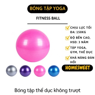 [Có Sẵn] Bóng Tập Yoga -Banh Bóng Tập Gym, Pilates, Thể Dục 75cm (Loại 1), Chịu Lực Tốt 5336