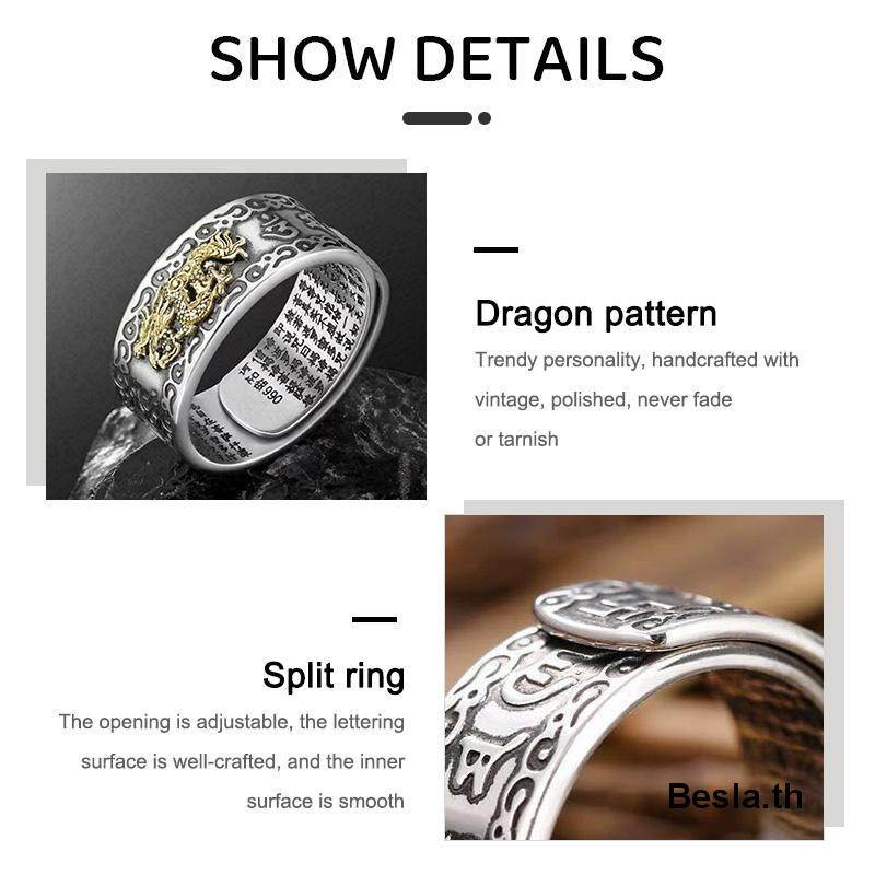 ✨✨Nhẫn hình rồng bằng thép không gỉ