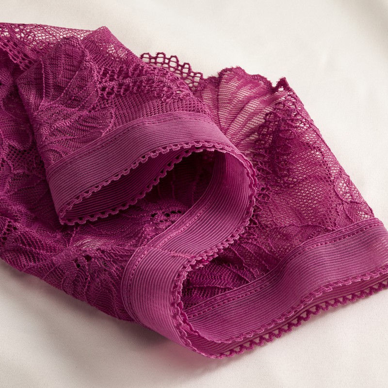 Quần lót cotton phối ren thoáng khí không đường may quyến rũ cho nữ