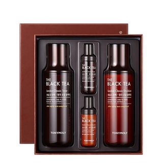 Bộ, Set dưỡng da chống lão hoá Trà Đen The Black Tea London Classic SkinCare Set