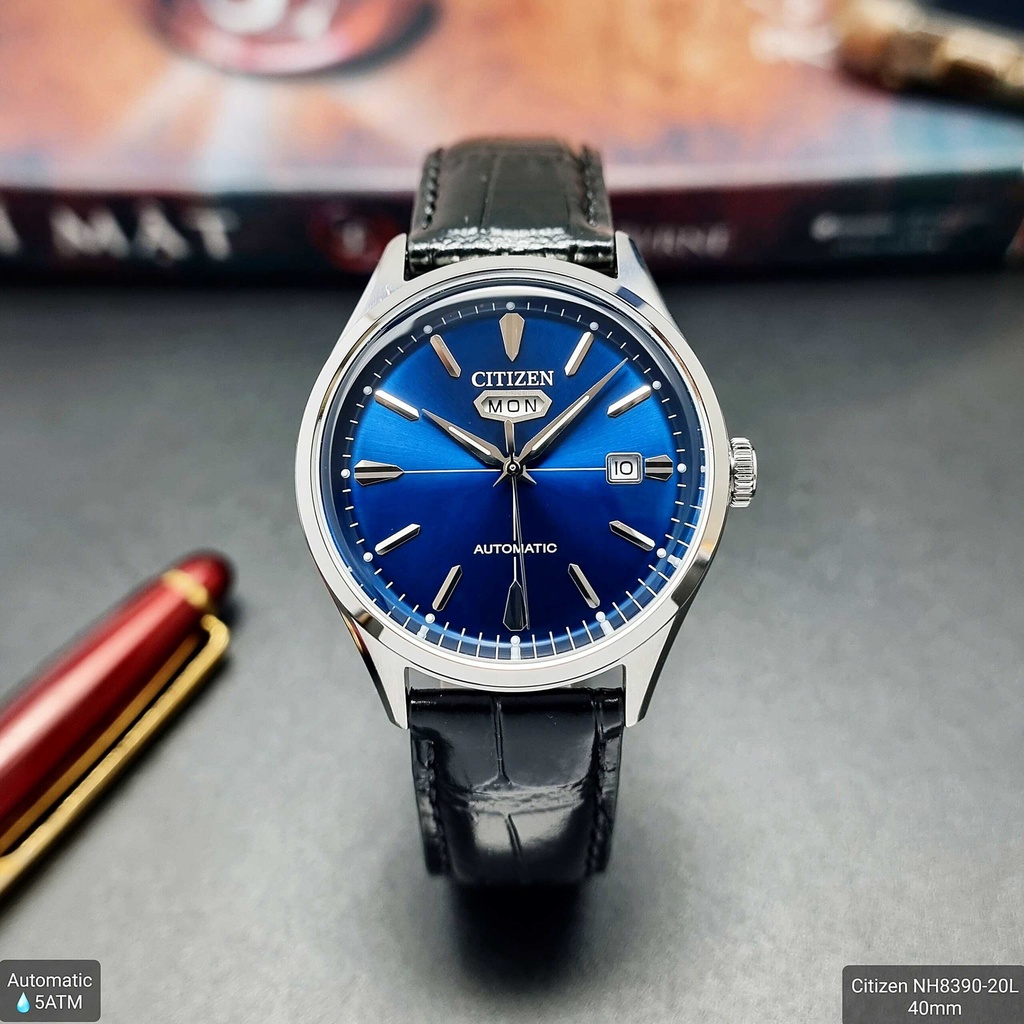 Đồng Hồ Nam Citizen C7 NH8390-20L Máy Automatic Dây Da
