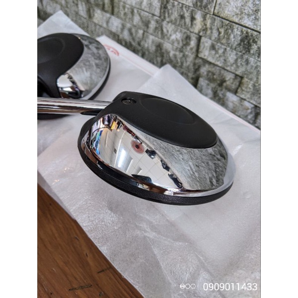 Kính hậu Scoopy mạ Crome