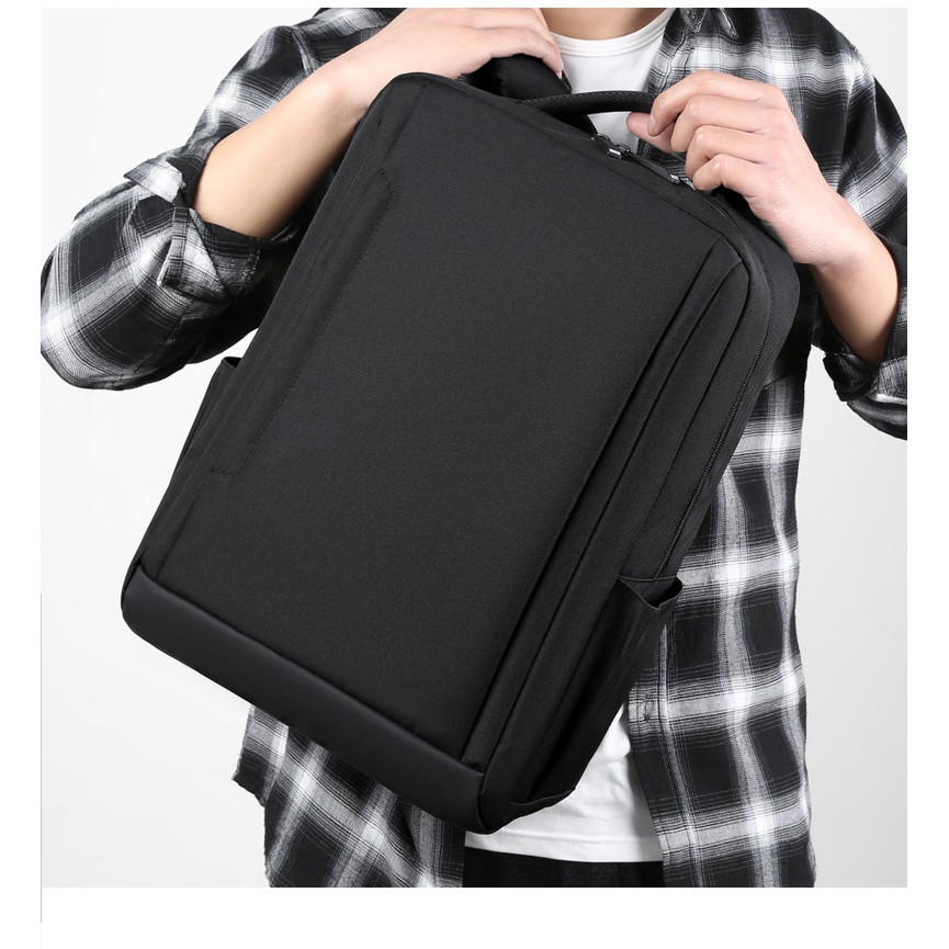 Balo Thời Trang Nam Nữ Cao Cấp Có Ngăn Đựng Laptop 15'6 Chống Sốc, Chống Nước Cao Cấp GN016 - GENOO OFFICIAL
