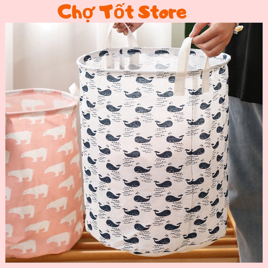 Giỏ Vải Đựng Đồ Đa Năng, Sọt Vải Để Quần Áo Vải Bố Chống Thấm 88088 Chợ Tốt Store