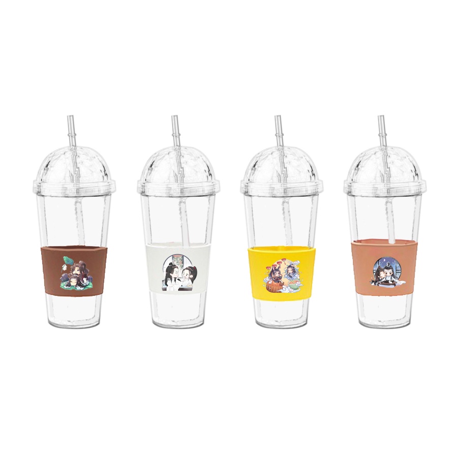 Cốc 2 lớp trần tình lệnh da pu C2DI41 ly giữ nhiệt tiêu chiến vương nhất bácCốc sứ Blackpink cute idol thần tượng kpop