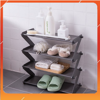 Kệ để giày dép, Kệ để đồ đa năng 4 tầng chữ Z phong cách sang trọng