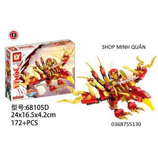 lego xếp hình lắp ráp bộ tứ linh truyền thuyết 4in1
