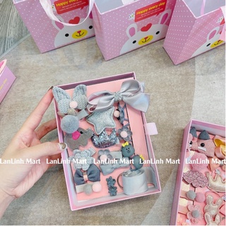 Set Phụ Kiện Kẹp Tóc Cho Bé Fullbox