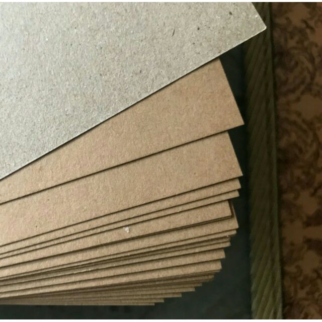 Giấy Kraft nâu A4 bìa cứng 250 gsm làm thiệp hộp quà handmade love book 50 tờ