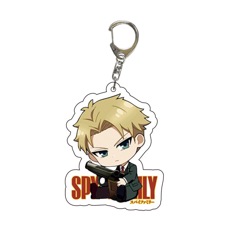 Móc Khóa Nhựa Acrylic Hình Nhân Vật Anya Yor Forger Twilight Trong Anime SPY×FAMILY