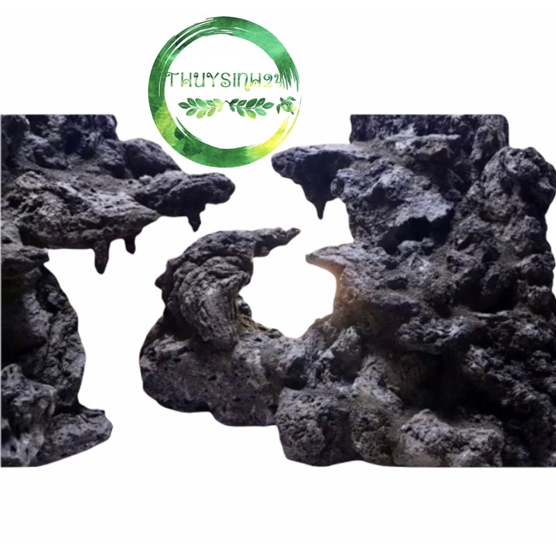 Đá đen gia lai (1kg) - đá đen thủy sinh, trang trí bể cá cảnh, bể thủy sinh