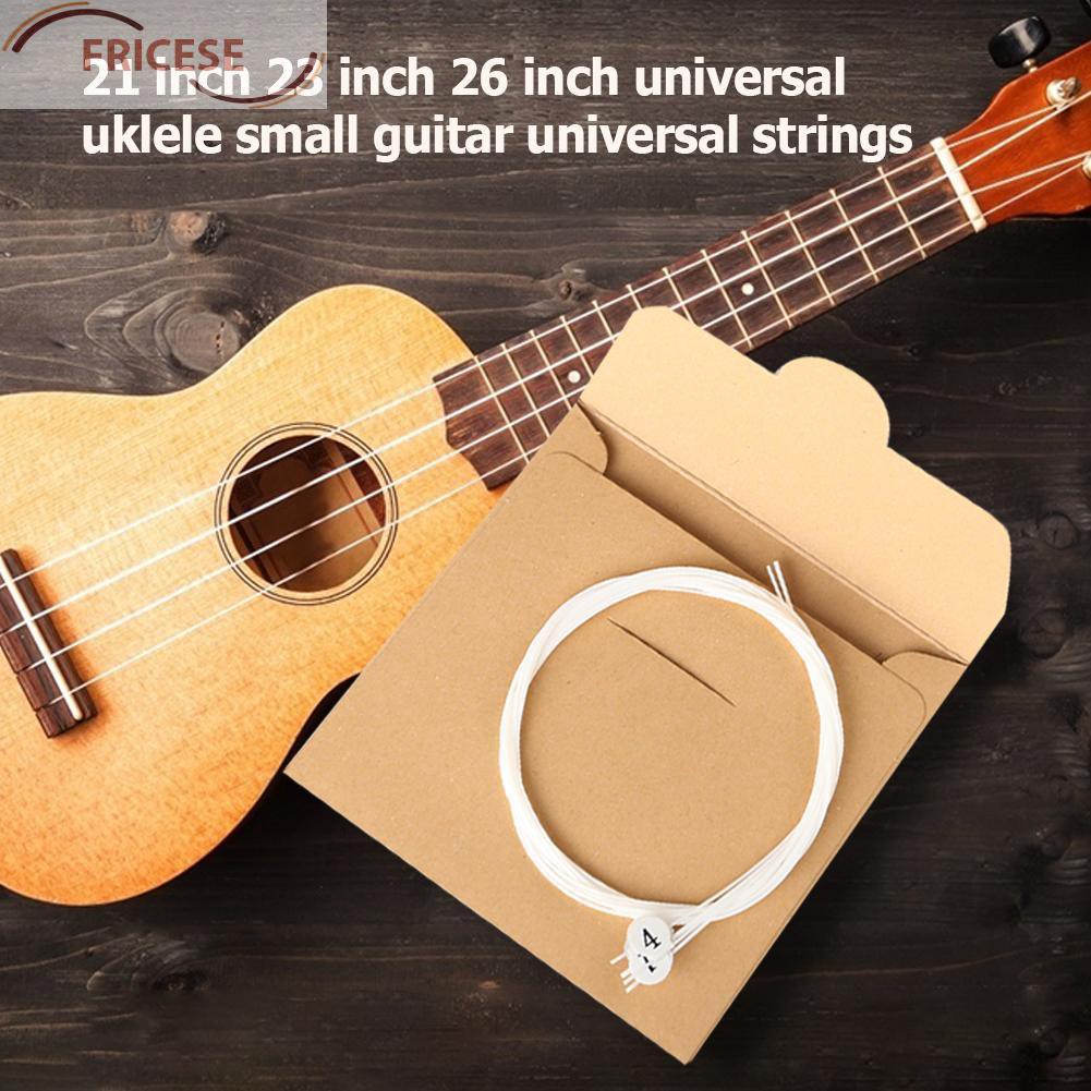 Set 4 Dây Nylon Thay Thế Cho Đàn Ukulele 21 23 26 Inch