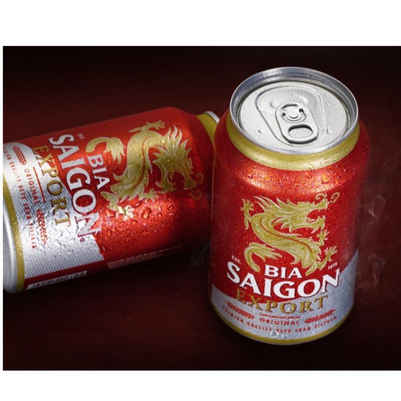 THÙNG BIA SÀI GÒN ĐỎ ( SAIGON EXPORT) - 330ML X 24 LON