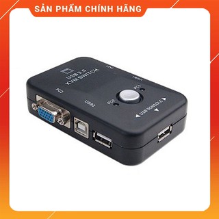 Bộ Switch KVM VGA 2 Cổng USB MT-ViKI MT-201UK - Hàng Chính Hãng