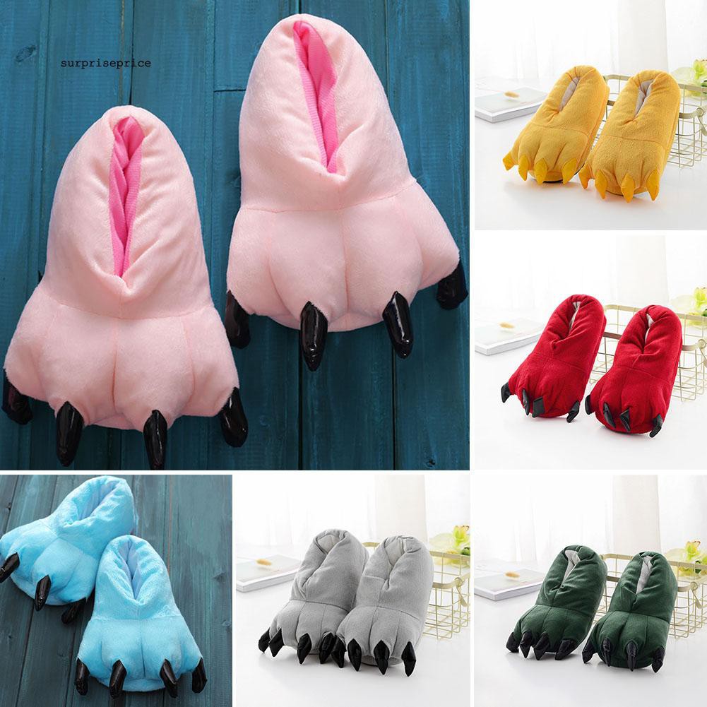 Dép đi trong nhà chống trượt hình chân thú vui nhộn