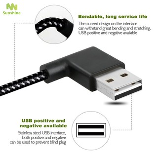 Cáp sạc đồng bộ dữ liệu bện nylon Micro USB 0.2M/1M/2M cho Android