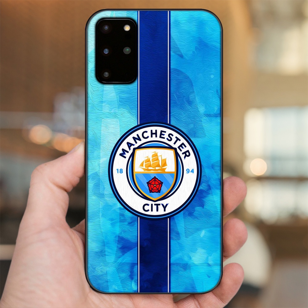 Ốp lưng Samsung S20 Plus viền đen in hình Manchester City MC
