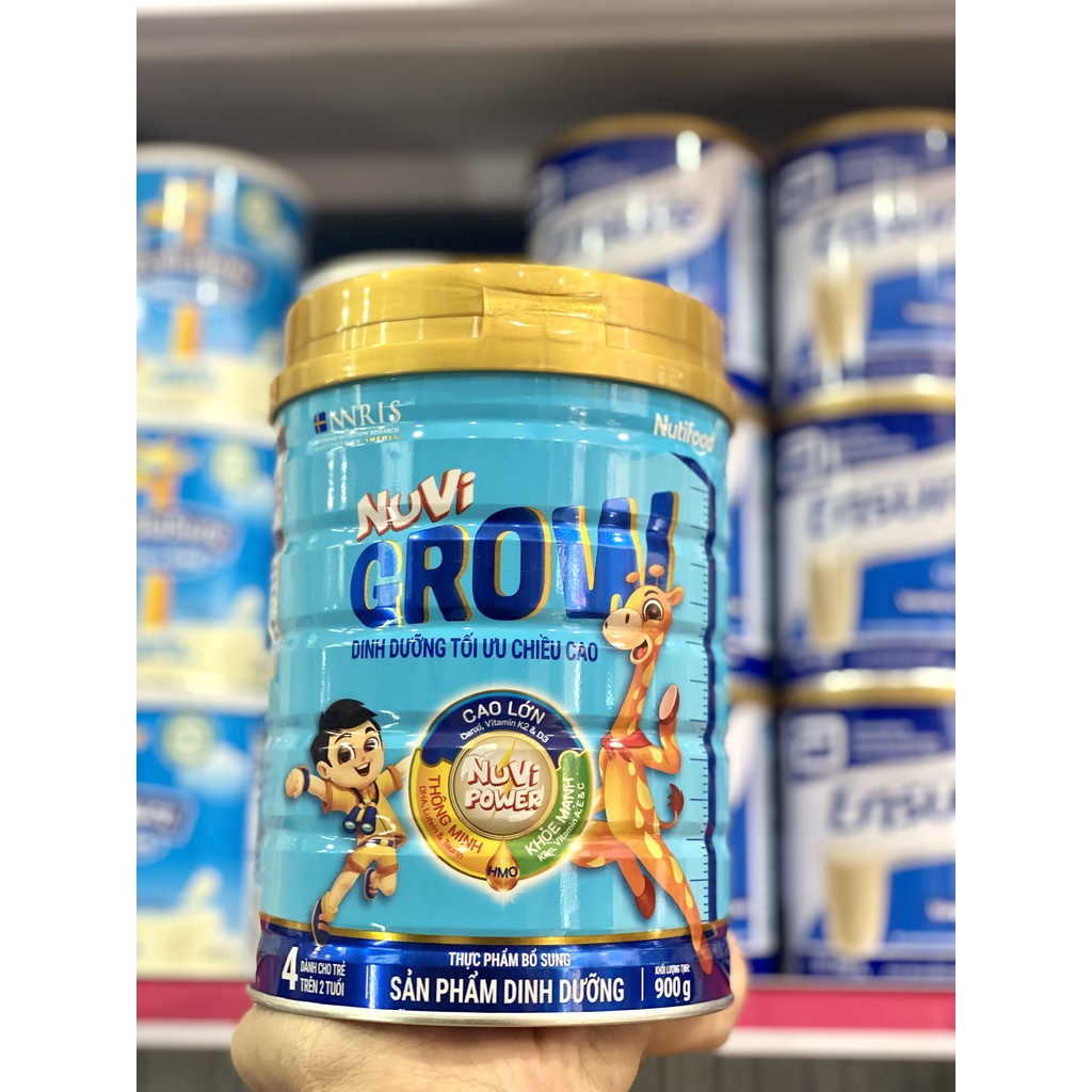 Sữa Nuvi GROW số 4 Dành cho trẻ trên 2 tuổi hộp 900g