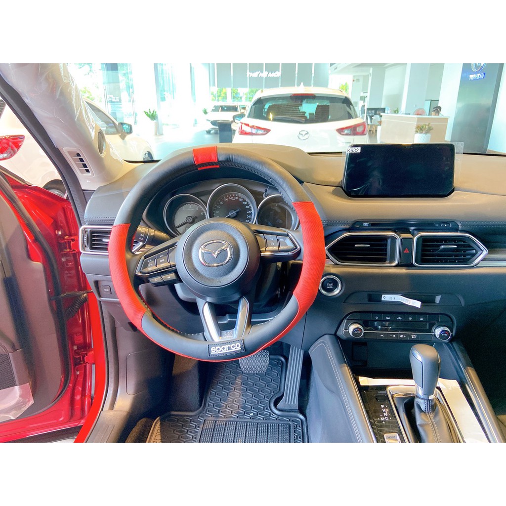 Ốp vô lăng xe hơi hiệu Sparco cao cấp dành cho các hãng xe Kia Mazda Hyundai Toyota Mitsubishi Honda, phụ kiện ô tô