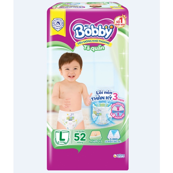 TÃ QUẦN BOBBY L52/M60/XL46/XXL42 MIẾNG