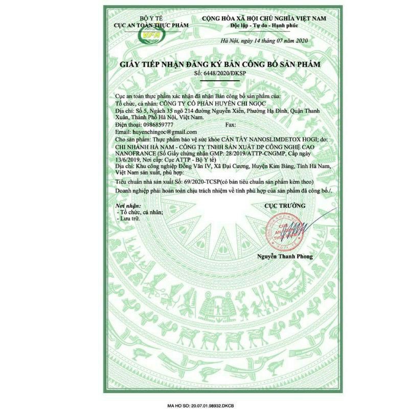 Tinh chất Cần tây Hogi, hộp 20 gói